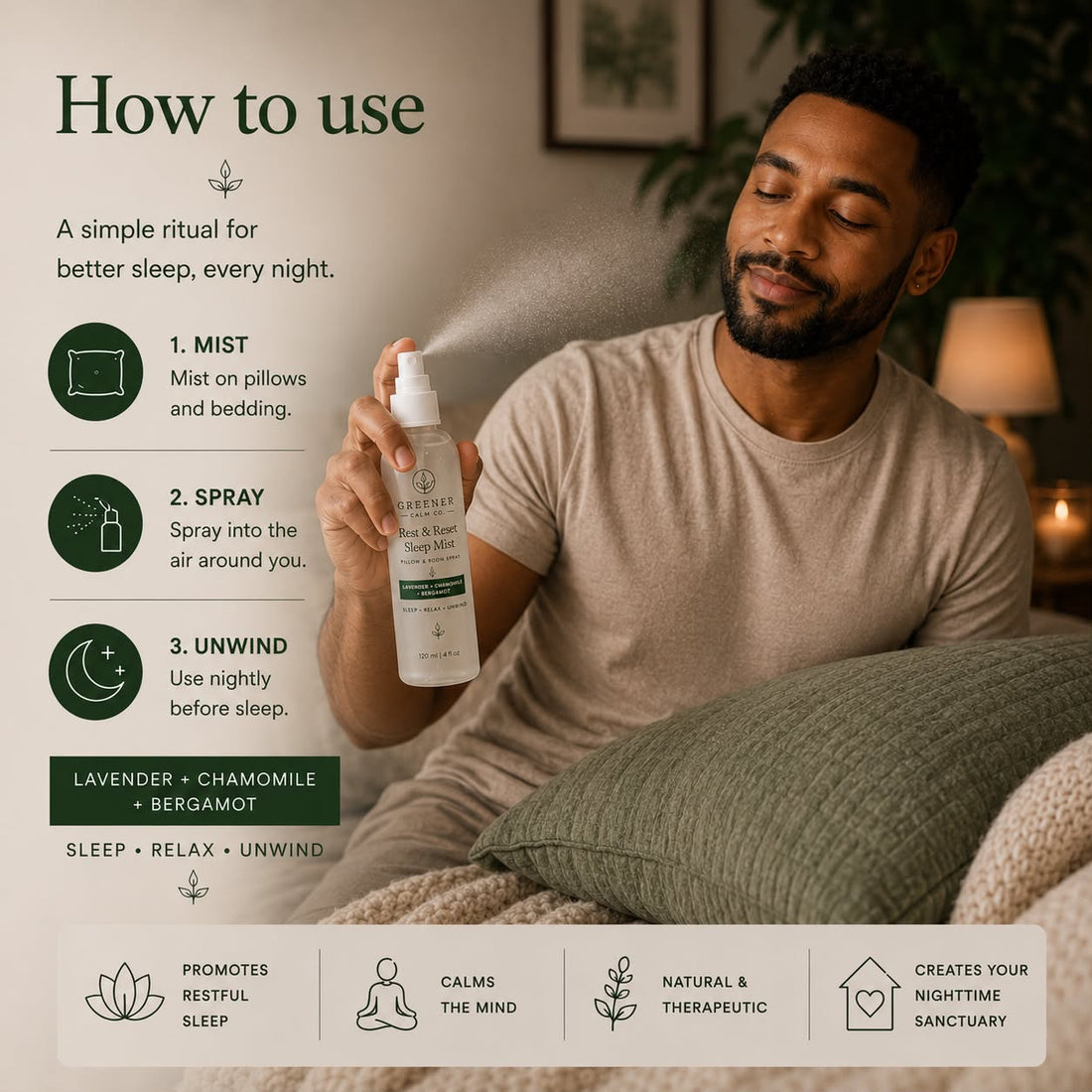 How To Use Rest & Reset Sleep Mist